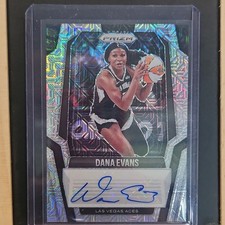 Panini 2025 Prizm WNBA Dana Evans Aces Auto Mojo/25 #SG-DE