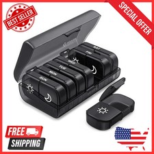 Weekly Pill Box Organizer 7 Day Medicine Storage Case 2 Times a Day Daily AM PM