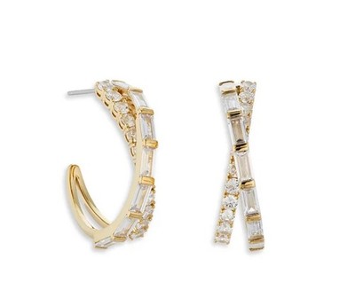 NADRI Tessarae hoop earrings -18K Gold