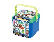 Aquabeads Bead Set 5000 Bead Bucket and Dinosaur Encyclopedia Set AQ-E01 ST Mark