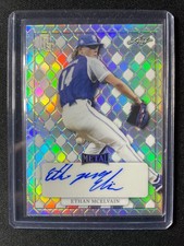 2022 Leaf Perfect Game Ethan McElvain Silver Metal Autograph Arkansas!!!