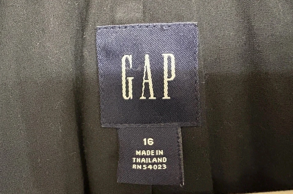 Chaqueta Blazer GAP Mujer 16 Botones Únicos NEGRA Foto 2 de 4