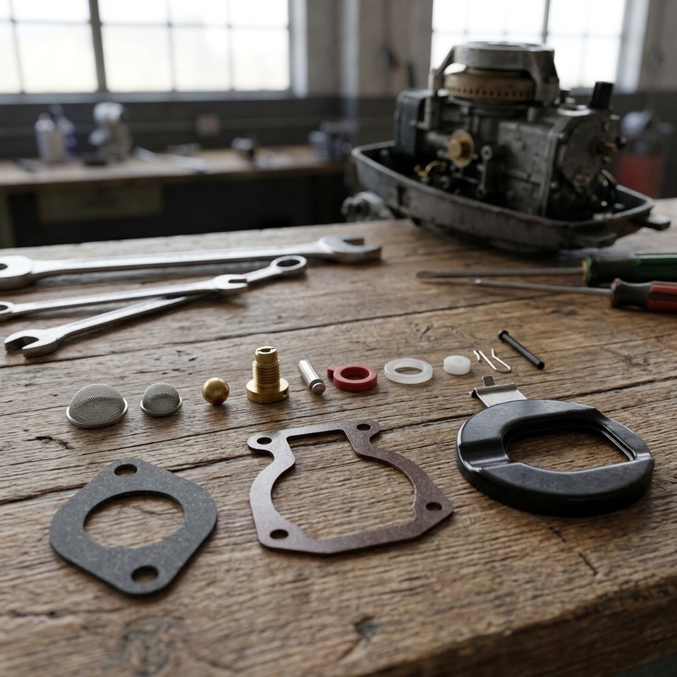 Carburetor Rebuild Kit for Evinrude 9.9HP 15HP Marine for outboard ...