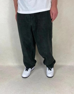 Samthose Cord Pant Straight Fit Straight Wolle Wool grau FR53