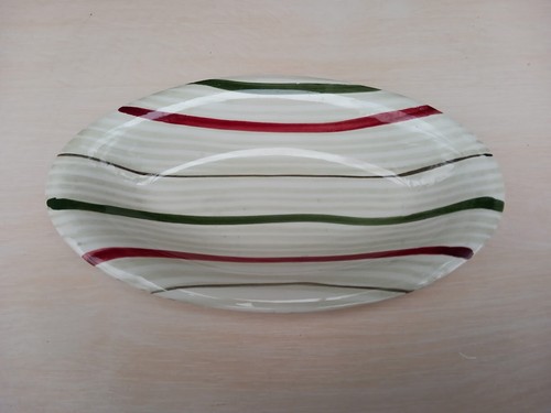 Sarreguemines Steingut Ravier Modell Ontario 24 x 14 cm