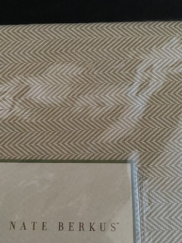 Nate Berkus Linens N Things Standard Sham Tuileries Wheat Color New Set of 2 - Picture 2 of 6