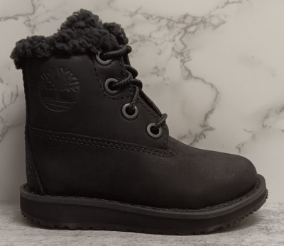 TIMBERLAND TODDLER RICHMOND RIDGE 6 IN LINED BOOT BLACK NUBUCK A2NPH
