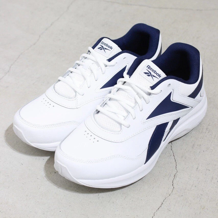 Reebok white walking shoes discount