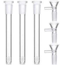 3Pack  5" (insert 3.8'') Downstem +14mm Male Round Bowl