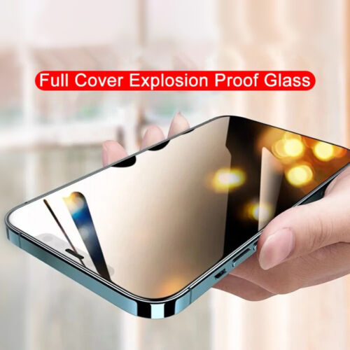Protector de Pantalla para iPhone 12 13 Pro Max 14 Pro Max 15 Pro Max Cubierta Completa Vidrio - Imagen 3 de 24