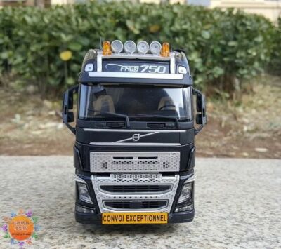 Marge Models Volvo FH16 750 8x4 Prime Mover Truck Black 1/32