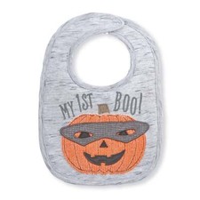 Mud Pie Baby Boy Halloween My First Boo Pumpkin Feeding Bib