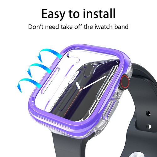 Für Apple Watch Series Ultra 9 8 7 49/44/45mm Klar Bumper Schutz Cover Case - Bild 7 von 20