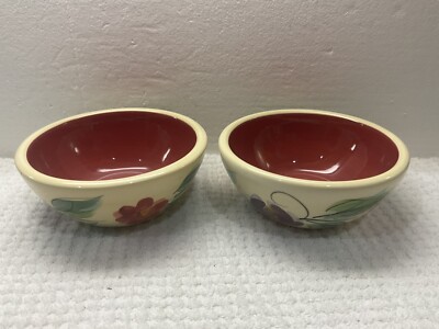 Gail Pittman/ Vintage/Beau Rivage Pattern/sold As Pair/ Pair Of 5 1/2  Bowls/