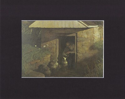 8X10'' Matted Print Art Painting Picture Andrew Wyeth: N.C. Wyeth, Springhouse