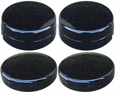 BLACK Center Hub Cap SET for DODGE RAM 3500 1-Ton Truck Dually 2 Fronts 2 Rears 