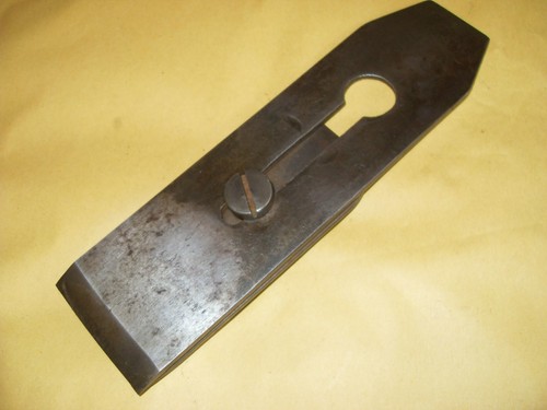 C F Johnson 2 1/8" Width Plane Iron & Cap - As Photo's. - Picture 2 of 2