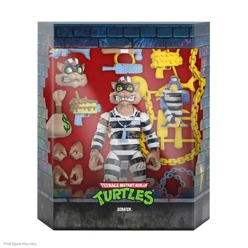 Super 7 TMNT Ultimates Scratch Cat Figure Wave 6 Teenage Mutant