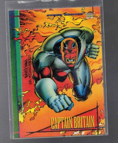 CAPTAIN BRITAIN / 1993 Marvel Universe Series 4 (SkyBox) BASE Trading Card #40 - Picture 1 of 2