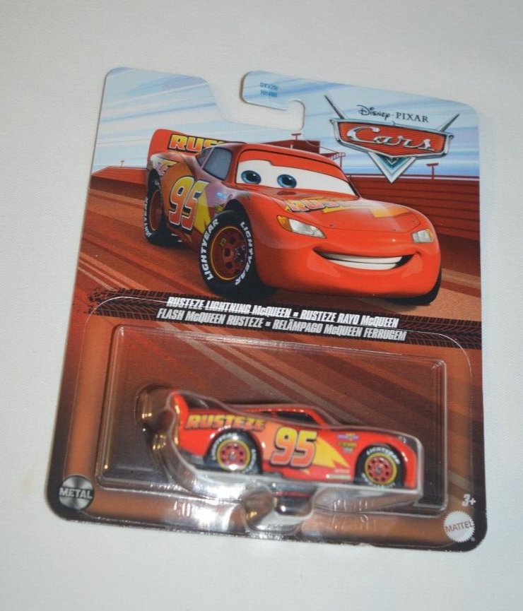 DISNEY PIXAR CARS 2023 METAL - RUSTEZE LIGHTNING McQUEEN RED # 95