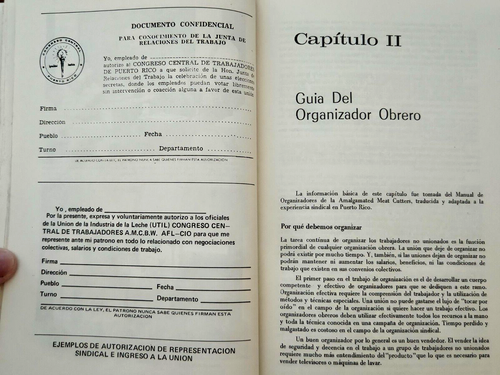 1973 MANUAL DEL SINDICALISMO Evaristo Toledo LEY Trabajador Obrero PUERTO RICO - Picture 3 of 7