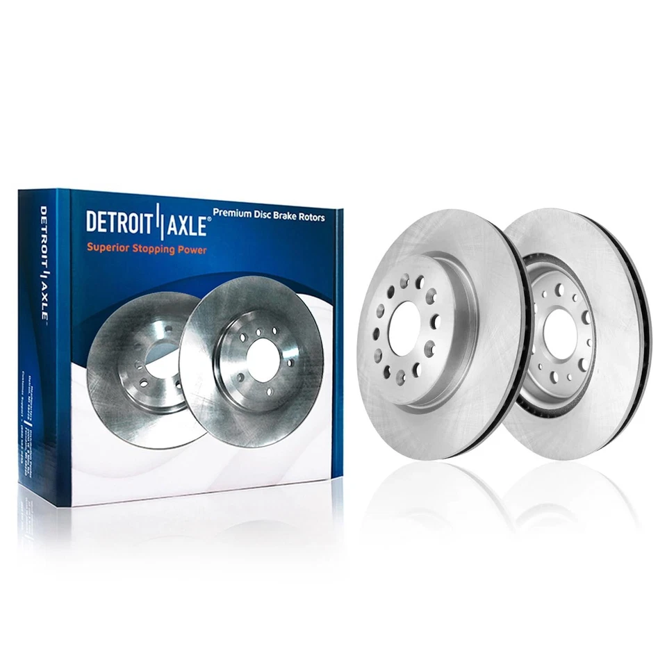 Rotores de freio dianteiro e traseiro 4 peças 13,58" 12,40" para Buick Enclave Cadillac XT5 XT6 - Imagem 3 de 4