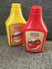 KETCHUP MUSTARD Little Tikes Pretend Food 4.5