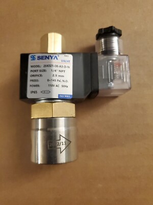 SENYA Valve port size 1/4'' npt stainless steel Solenoid Valve 2SK025-08-A3-D-N
