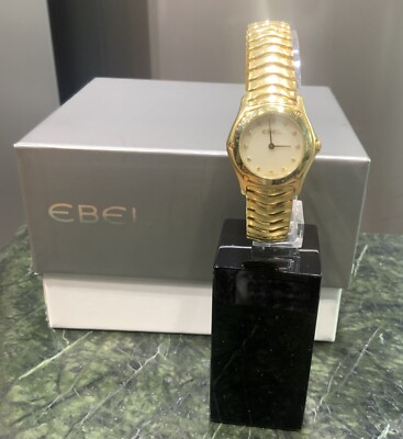 Ebel Classic Wave Quarz  Gold 29,30mm 109,48g. Box Papiere