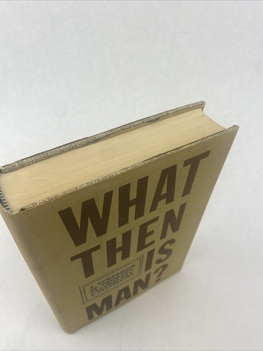 WHAT, THEN, IS MAN? symposium of theology, psychology &psychiatry Hardcover 1958 - Picture 2 of 20