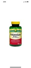 Spring Valley Potassium Dietary Supplement Caplets 99 mg 250 Count