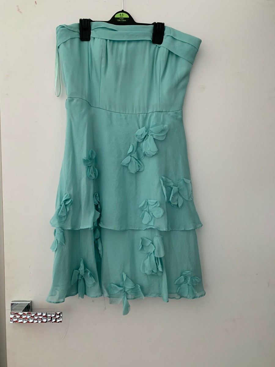 slim fit dress slacks Green off shoulder chiffon midi dress SELF PORTRAIT Verde