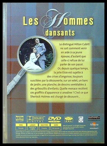 DVD : Sherlock Holmes - Les Hommes dansants - Photo 2/2