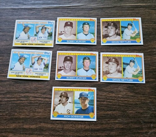 Topps 1983 - New York Yankees - 16 Card Lot - EX - Free Shipping - Picture 4 of 5