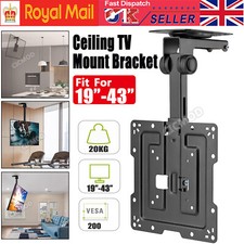 19-43 Inch TV Bracket Stand Ceiling Mount Tilt & Swivel for Motorhome Camper RV