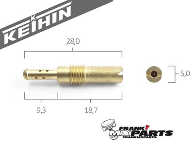 Leerlauf düse Keihin FCR MX PWK PD PE JE PWM KTM CRF EXC SXF YZF KXF RMZ SMR SX