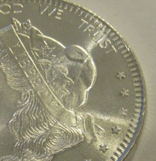1990 American Pacific Mint APM Morgan 1 Troy Oz .999 Fine Silver