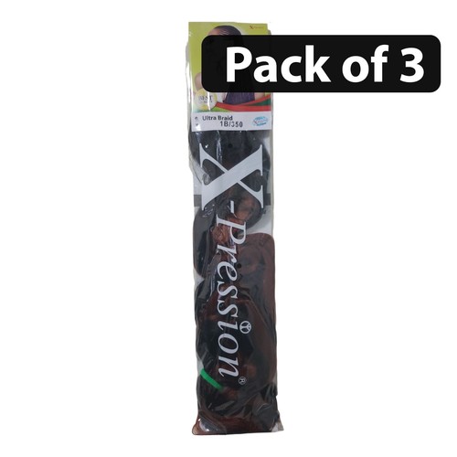 Xpression Ultra Braid Hair 100% Kanekalon Original Expression PACK OF 3 - Picture 19 of 34