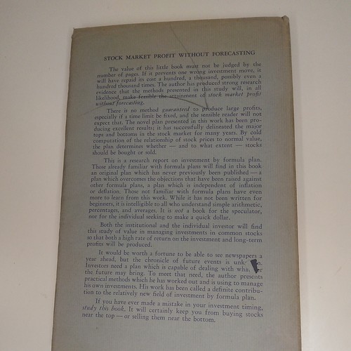 Stock Market Profit Without Forecasting Edgar S Genstein 1954 Limited First Edit - Picture 3 of 12