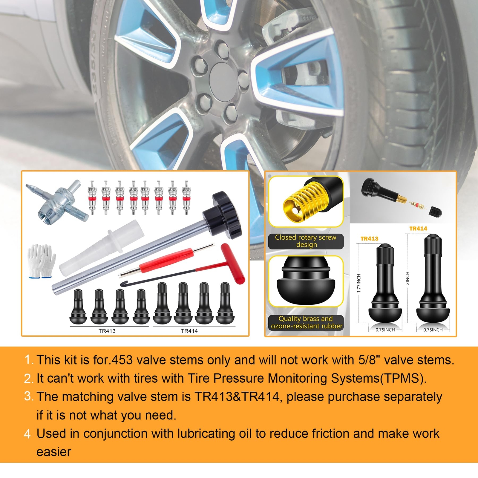 51025 Quick Tire Valve Change Tool For Carstire Valve Stem Core Quickly Replacem