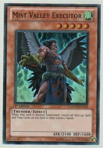 Mist Valley Executor - HA02-EN014 - Super Rare - Unlimited Edition x3 - Near Min