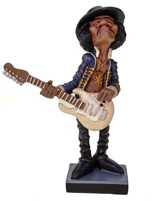 Funny Life -Rockstar Jimi der Gitarrengott, Hey Joe Karikatur Musiker 18 cm