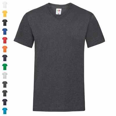 Fruit of the Loom Valueweight V-Neck T Shirt FOL