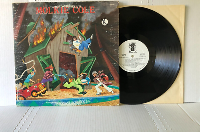 MOLKIE COLE Self-Titled Original 1977 Janus WHITE LABEL PROMO G+/