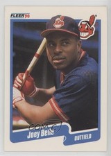 1990 Fleer Albert Belle (Joey on Card) #485 Rookie RC 1e31. rookie card picture