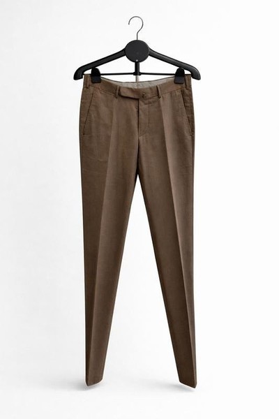 Men Ermenegildo Zegna Trousers Brown 48