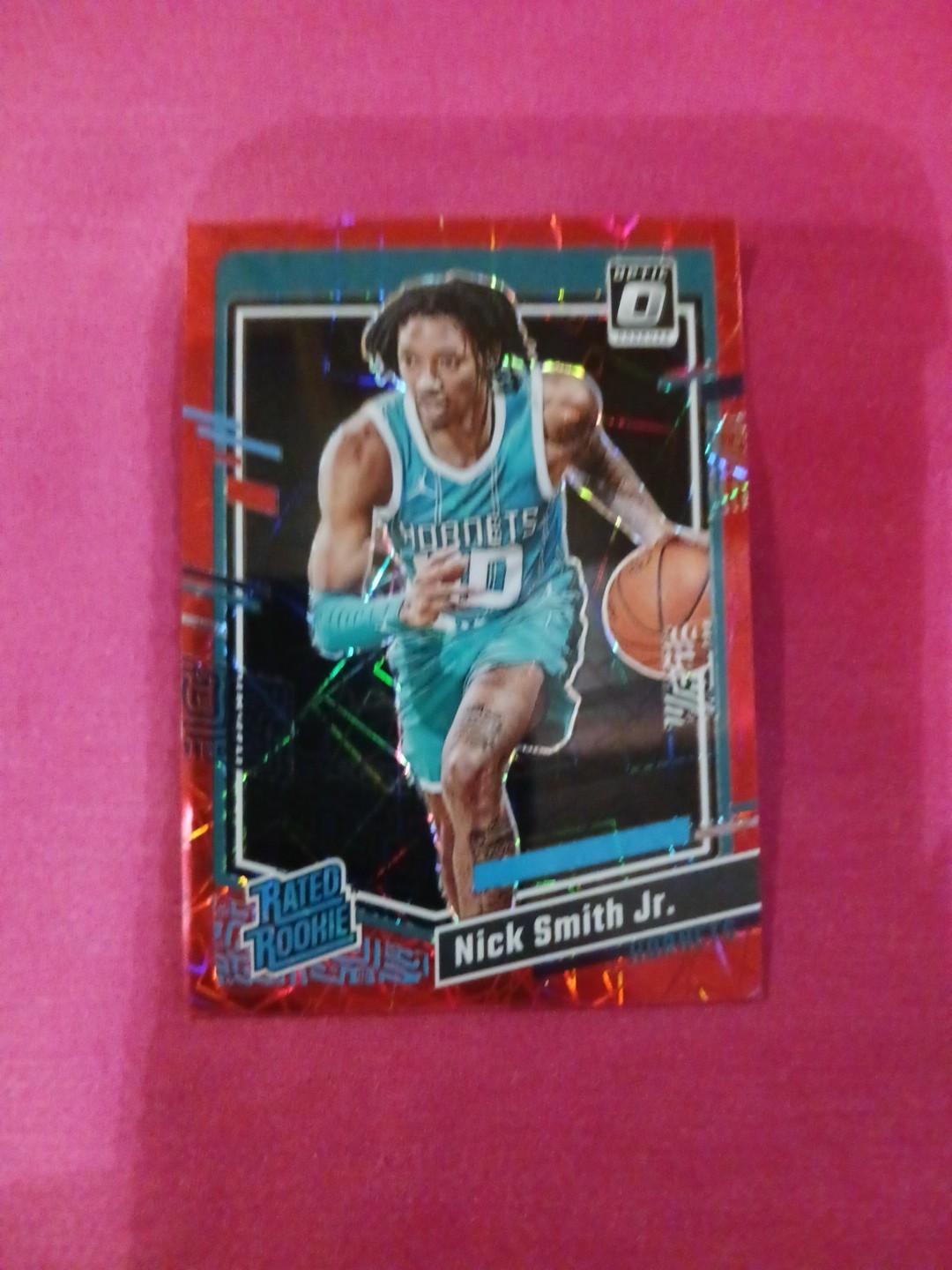 (MINT) #D 161/299 NICK SMITH JR 2023-24 DONRUSS OPTIC BB#224 RED VELOSITY PRIZM