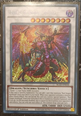 The Crimson King BLZD-EN036 - Secret Rare - 1st Ed - NM