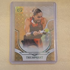 Marketplace image: 2025 Topps Triumphant Tennis Erika Andreeva 1/1 Superfractor