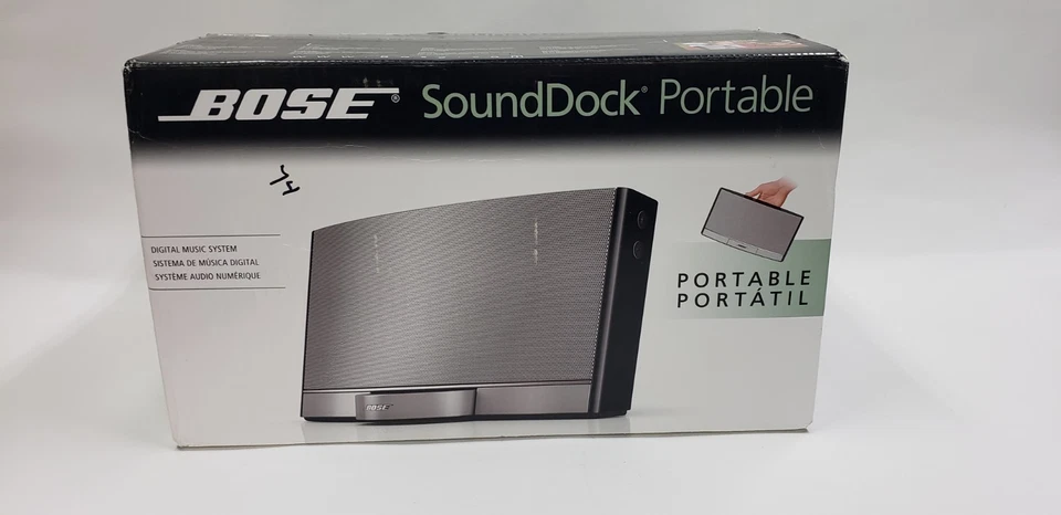 Bose SoundDock Portable Digital Music System Black Silver 043085 NEW - Image 2 of 4